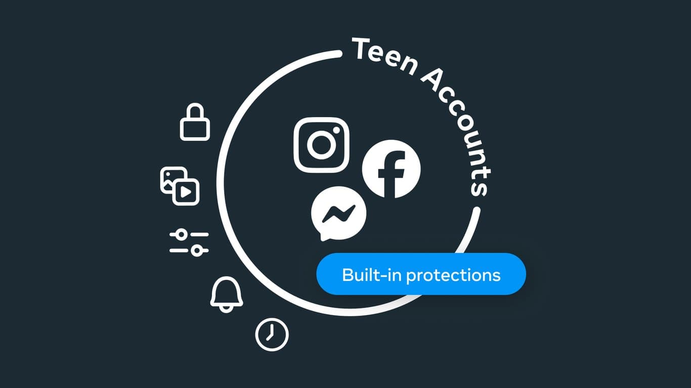 Meta Expands Teen Safety Tools Across Instagram, Facebook, and Messenger with New Built-In Restrictions